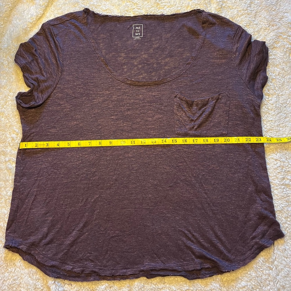 Me to We Distressed Slouchy Shirt